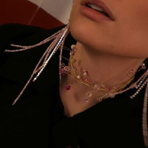 Choker Glow Rosa
