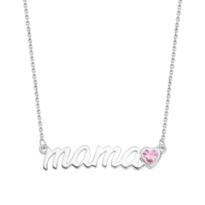 Colgante Mamá corazón rosa
