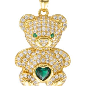 Collar osito dorado