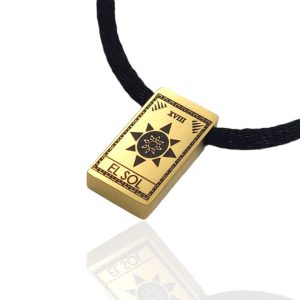COLGANTE TAROT EL SOL DORADO