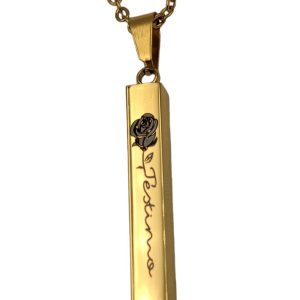 Colgante T’estimo dorado