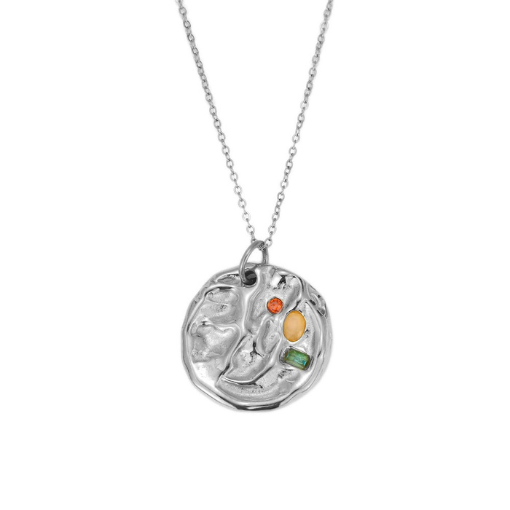 Collar Amelia Plateado - Imagen 2