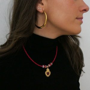 Collar Aris Rojo