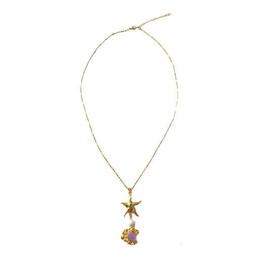 Collar Cangrejo Violeta
