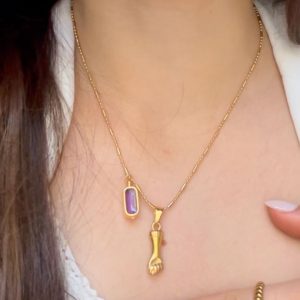 Collar Figa Violeta