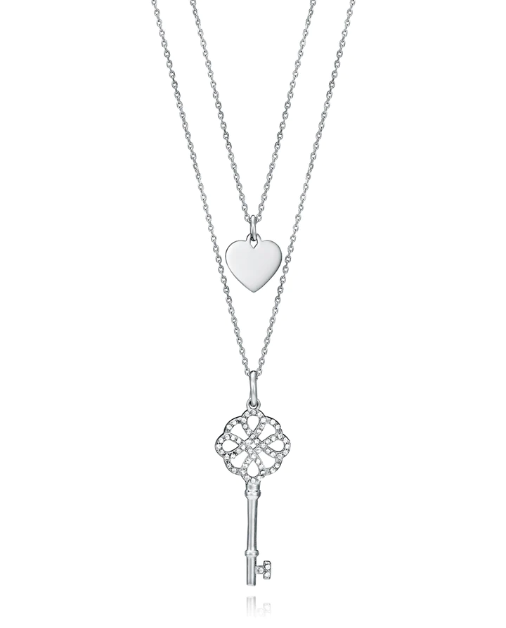 Collar Viceroy Llave y corazón.