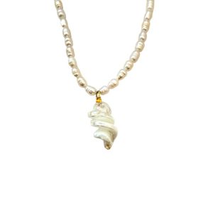 Collar Macaroni Blanco