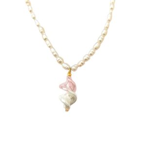 Collar Macaroni Rosa
