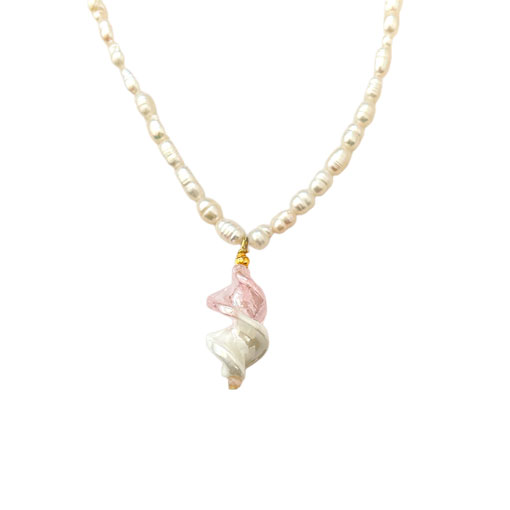 Collar Macaroni Rosa - Imagen 2