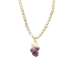 Collar Macaroni Violeta