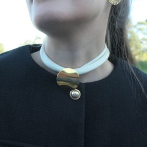 Collar Rodeo Blanco
