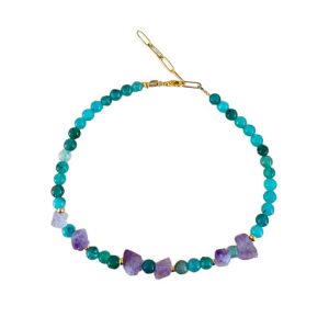 Collar Sand Verde Agua