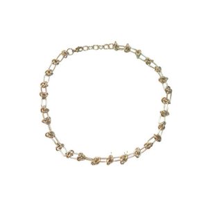 Collar Vibing Plateado