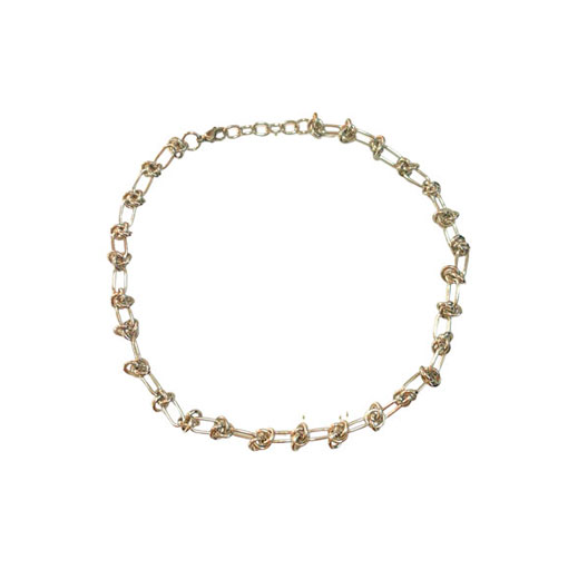 Collar Vibing Plateado