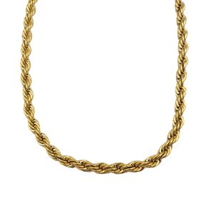 Cordón acero dorado Lotus style