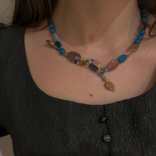 Collar Carousel Azul - Imagen 3