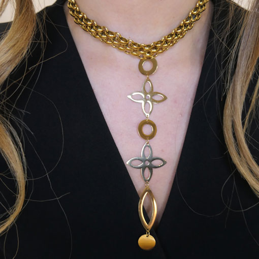 Collar Chain Dorado - Imagen 3