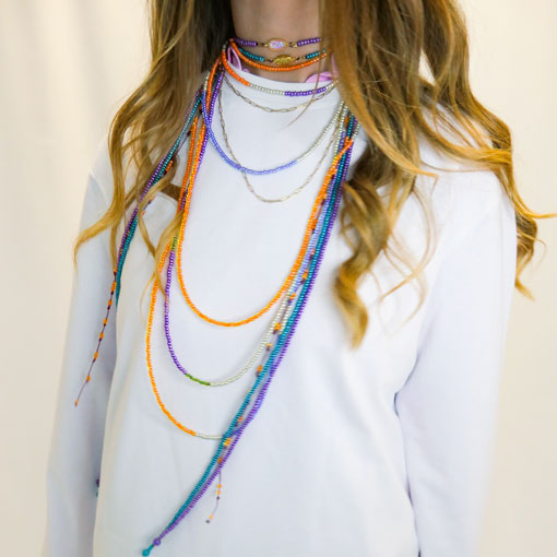 Collar Largo Dreaming Violeta - Imagen 3