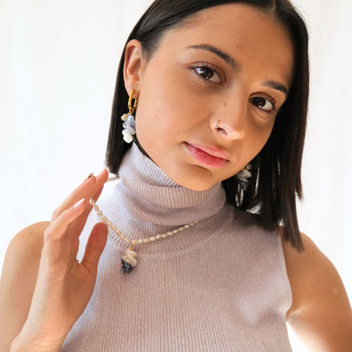 Collar Macaroni Violeta - Imagen 3