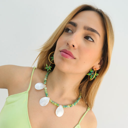 Collar Nácar Verde - Imagen 3