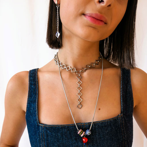 Pendientes Dancing Plateado - Imagen 3