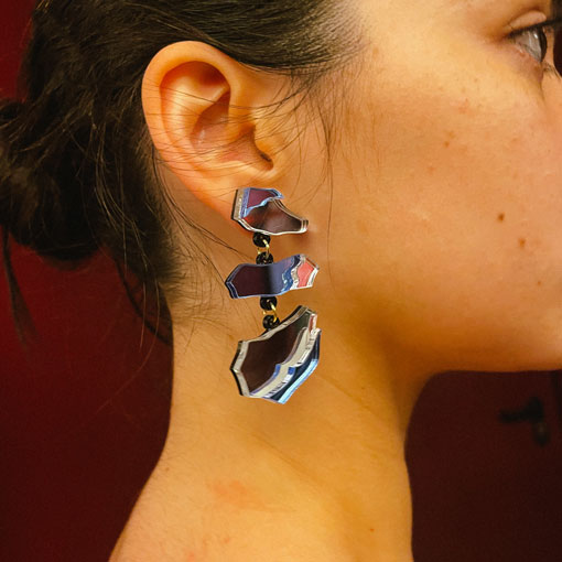 Pendientes Glaciar Azul Plata - Imagen 3