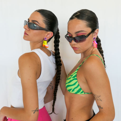 Pendientes Troula Naranja - Imagen 3