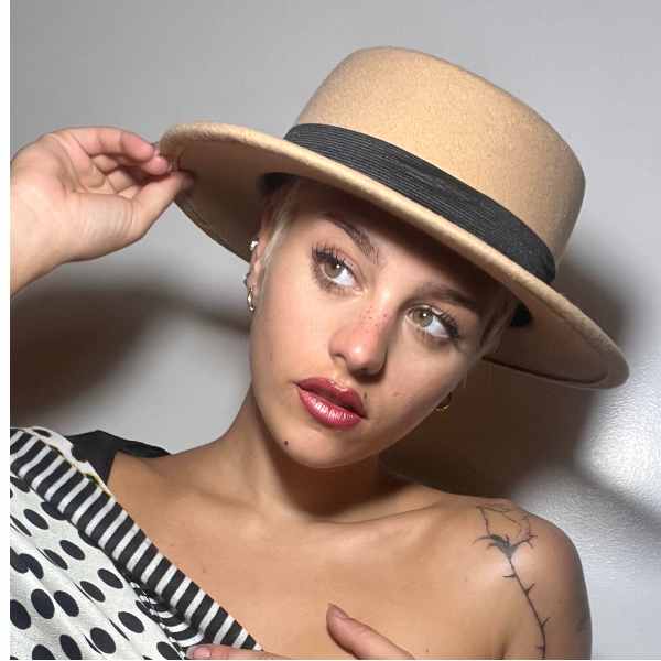 Sombrero Tipo Español. Ch. EC-A2125. BEIGE. - Imagen 2