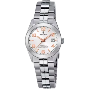 RELOJ DE MUJER FESTINA CLASSICS F20438/4 CON ESFERA PLATEADA