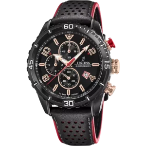 RELOJ FESTINA TIMELESS CHRONOGRAPH F20519/4 NEGRO CORREA DE PIEL, HOMBRE