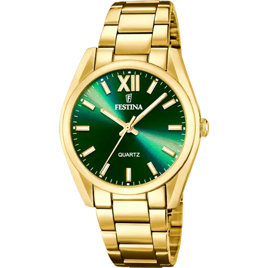 RELOJ FESTINA F20640/9 VERDE CORREA DE ACERO INOXIDABLE 316L, MUJER - Imagen 2