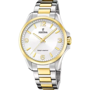 FESTINA SOLAR ENERGY F20657/1 PLATEADO ACERO INOXIDABLE 316L, HOMBRE