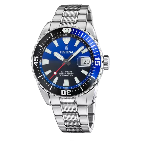 RELOJ FESTINA THE ORIGINALS F20669/5 AZUL CORREA DE ACERO INOXIDABLE 316L, HOMBRE - Imagen 2