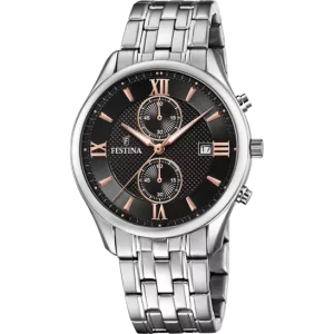 RELOJ DE HOMBRE FESTINA TIMELESS CHRONOGRAPH F6854/7 CON ESFERA NEGRA