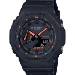 Gshock negro naranja