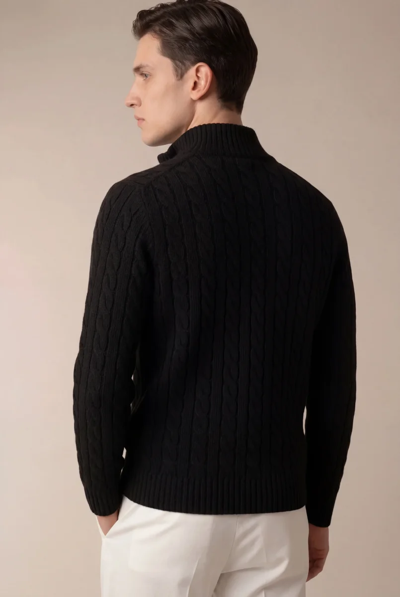 Sero Zip Knit Black - Imagen 4