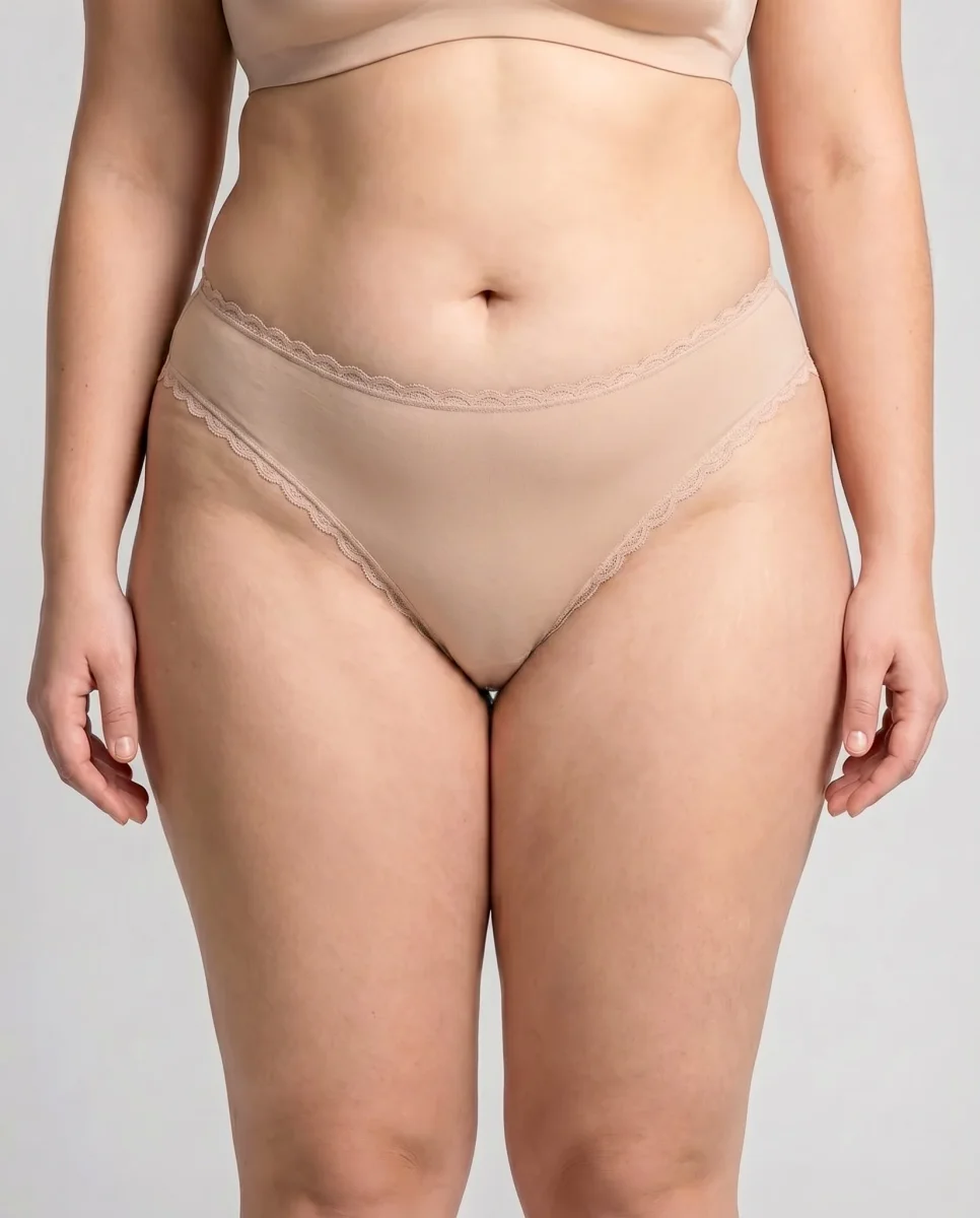 Tanga Curvy Licra Sin Costura Invisible Tallas Extras - Imagen 6