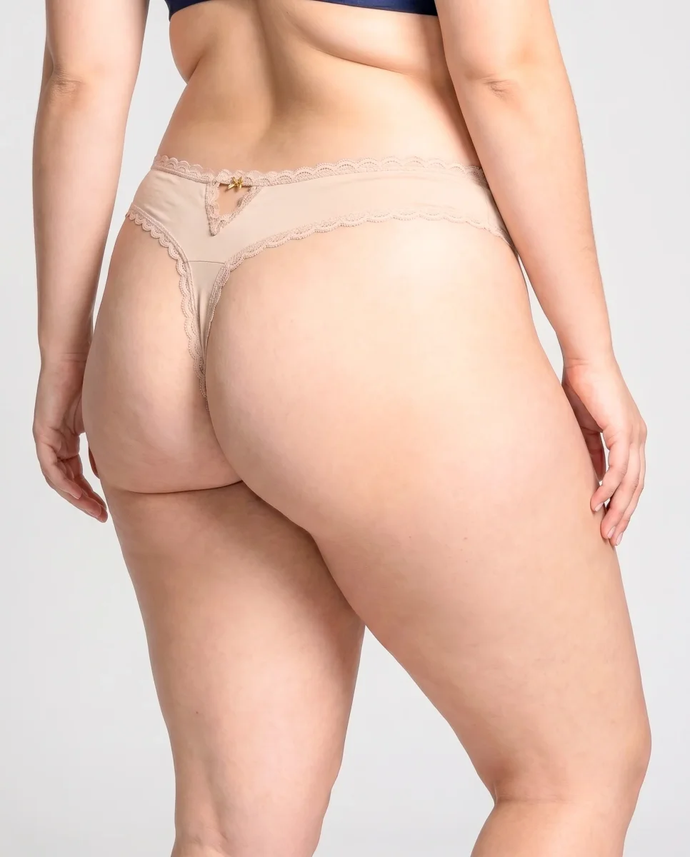 Tanga Curvy Licra Sin Costura Invisible Tallas Extras - Imagen 8