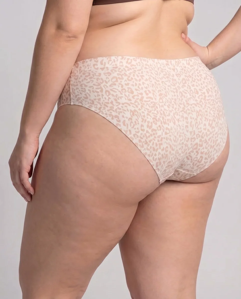 Panti Curvy Animal Print Algodón Stretch Cómodo Tallas Extras - Imagen 4