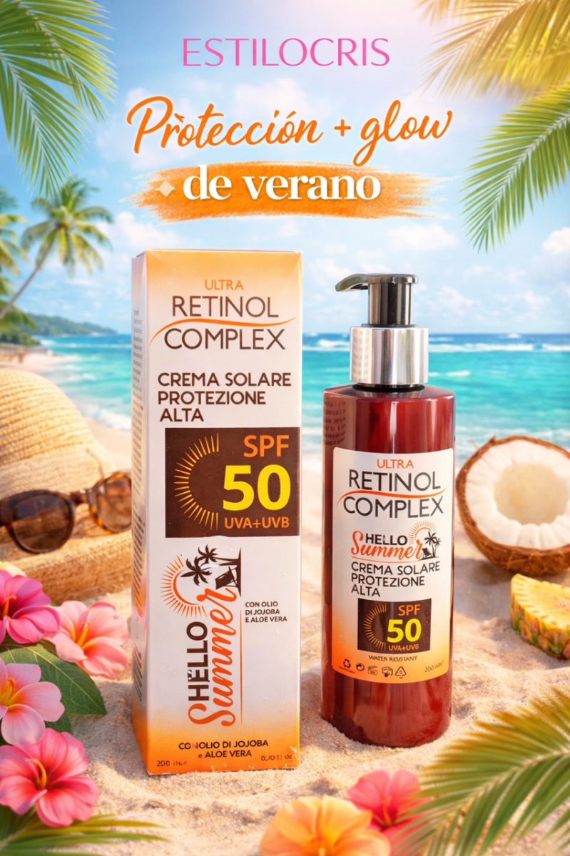 Crema Solar SPF 50 Retinol Complex - Imagen 2