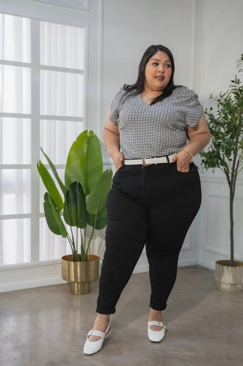 Jeans Skinny Curvy Push Up Efecto Realce - Imagen 2
