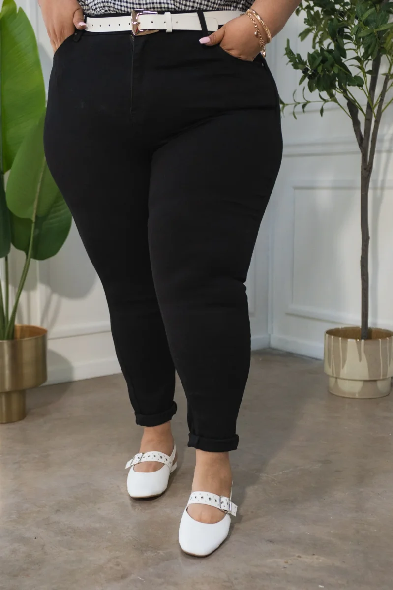 Jeans Skinny Curvy Push Up Efecto Realce - Imagen 5