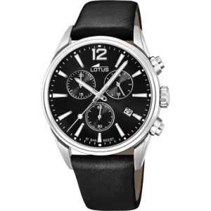LOTUS CHRONO CON ESFERA NEGRA 18691/3, HOMBRE