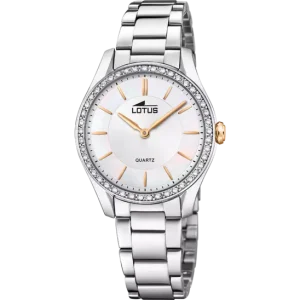 RELOJ LOTUS BLISS 18796/4 CREMA CORREA DE ACERO INOXIDABLE 316L, MUJER