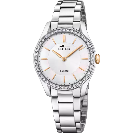 RELOJ LOTUS BLISS 18796/4 CREMA CORREA DE ACERO INOXIDABLE 316L, MUJER - Imagen 2