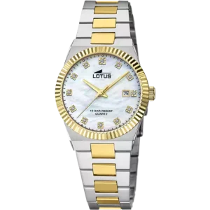 RELOJ LOTUS FREEDOM 18839/1 CREMA CORREA DE ACERO INOXIDABLE 316L, MUJER