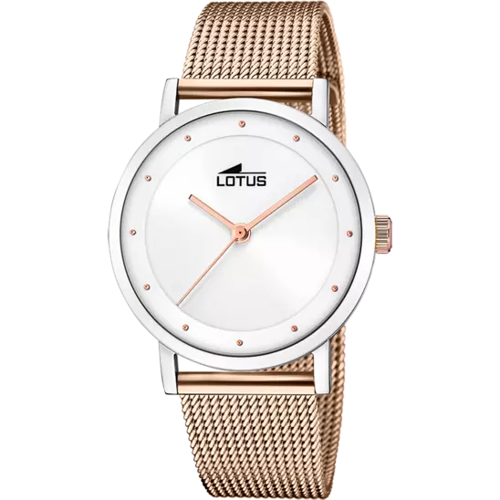 RELOJ LOTUS 18878/2 GRIS PLATA CORREA DE ACERO INOXIDABLE 316L, MUJER - Imagen 2