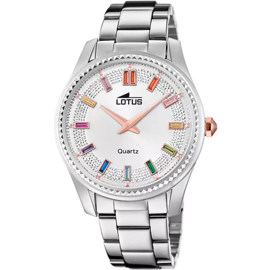 RELOJ LOTUS 18898/2 GRIS PLATA MUJER