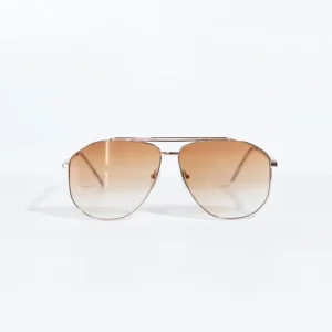 Lentes tipo aviador cafe