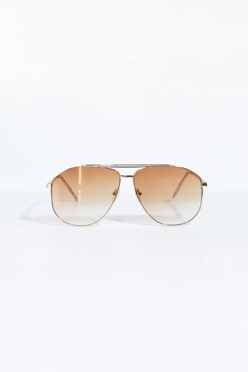 Lentes tipo aviador cafe - Imagen 2